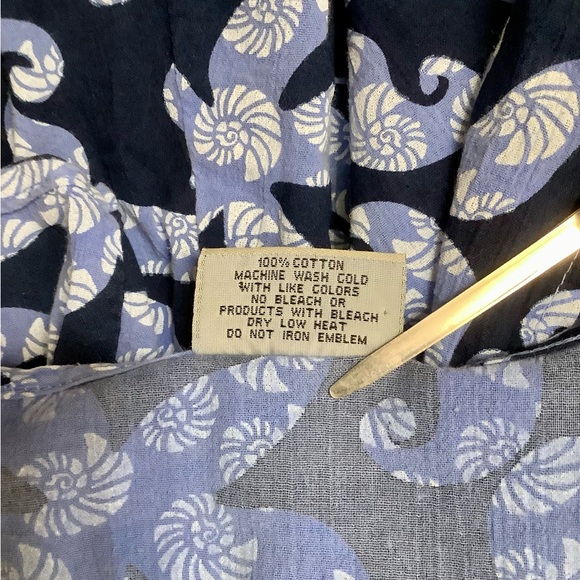 Icantoo Blue Starfish Long Sleeve Top - L - Picture 4 of 5